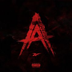 the album cover art for attack, which features red letters and black background with an image of