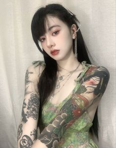 Tattoed Women, Fire Tattoo, Anime Guys Shirtless, Absinthe, Girl Body, Life Tattoos, Blonde Girl, Body Art Tattoos, Girl Tattoos