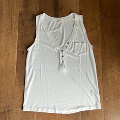 Women’s Pol White Henley V-Neck Tank Top Size Small Never Worn In Perfect Condition Loose Fit, Soft Stretchy Material Measurements: 18.5” Pit To Pit. 27” Length. White Cotton V-neck Top For Everyday, White Casual V-neck Tank Top, Casual White V-neck Tank Top, Everyday V-neck Tank Top, Chic Summer V-neck Top For Everyday, Cotton V-neck Tank Top, Casual V-neck Tank Top For Everyday, Casual V-neck Tank Top For Loungewear, Casual V-neck Tank Top For Day Out