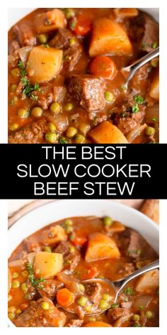 the best slow cooker beef stew recipe