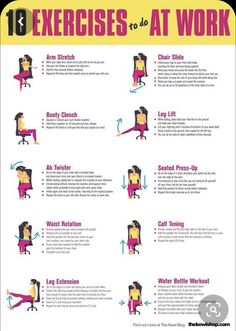 the 10 exercises to do at work