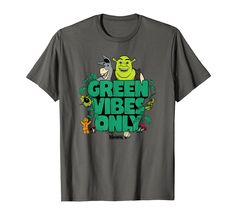 PRICES MAY VARY. Go Ogre-the-top with the green this St Patrick’s Day with Shrek! Officially licensed Shrek St Patrick’s Day shirt, Shrek shirt, Shrek and Fiona, Shrek Donkey shirt, Shrek Fiona, Shrek St Patty’s, Shrek Puss in Boots, Shrek rave, Shrek merch, Shrek apparel, Shrek sweatshirt, Shrek hoodie, Shrek green Lightweight, Classic fit, Double-needle sleeve and bottom hem Green Pop Culture T-shirt With Character Print, Green Cotton Pop Culture T-shirt, Casual Green T-shirt With Character Print, Pop Culture Green Tops With Letter Print, Green Pop Culture Graphic Print Tops, Pre-shrunk Green Pop Culture T-shirt, Green Pre-shrunk Pop Culture T-shirt, Fun Green T-shirt With Graphic Print, Green Graphic Print Fun T-shirt