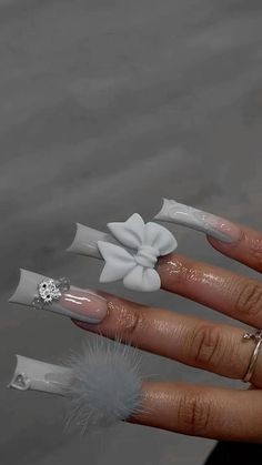 #follow #nailart #nailsofinstagram #nails #beautyblog #acrylicnails #blogging #blogger #blog French Tip Acrylic Nails