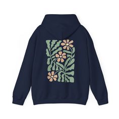 Flower hoodies, also known as boho or floral hoodies, are a trendy and versatile addition to any autumn outfit. They come in various styles and designs, from bold and colorful flower prints to more subtle embroidered details. No matter your personal style, there is sure to be a flower hoodie that fits your aesthetic. ♥ We want you to be happy with your item, and for it to bring you joy! If you have any problems with your order or your item, please contact us prior to leaving a review. We will do Cotton Floral Print Sweatshirt For Fall, Long Sleeve Floral Print Hoodie For Fall, Fall Floral Print Hooded Hoodie, Winter Floral Print Cotton Hoodie, Fall Cotton Hoodie With Floral Embroidery, Cotton Hoodie With Floral Embroidery For Fall, Cotton Hoodie With Floral Print For Fall, Spring Bohemian Hooded Hoodie, Fall Floral Embroidery Cotton Hoodie