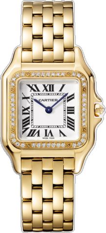 Cartier Panthere Watch Mini Gold, Cartier Watches Women Panthere, Cartier La Panthere Watch, Cartier Watches Women Panthere Medium, Phantere Cartier Watch, Cartier Panthere, Cartier Watch, Yellow Gold Setting, Gold Set