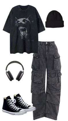 Tomboy Outfits, Tomboy Style Outfits, Tomboy Fashion, Edgy Outfits, Casual Style Outfits