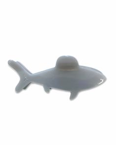 Shark shaped jaw hair clip will be a staple for your summer hairstyle! Squalo is a solid light gray color. Produced with Cellulose Acetate, a more eco-friendly alternative to traditional plastic made from plant derivatives. Clip measure 4" long; teeth are 3/4" long Due to hygienic reasons we are unable to accept returns or exchanges for hair items Shark Jaw, Hair Items, Shark Jaws, Jaw Clip, Light Gray Color, Cellulose Acetate, Shark Tank, Hair Claw, Egift Card