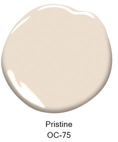 a white paint with the words pristine oc - 75