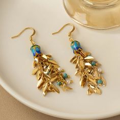 49263816868161 Elegant Nickel-free Tassel Earrings As Gift, Elegant Nickel-free Tassel Earrings For Gift, Vintage Jewelry Necklace, Tassel Drop Earrings, Jewelry Luxury, Earrings In Gold, Women Party, Butterfly Earrings, Elegant Earrings