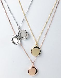 Locket necklace, Round Locket necklace, birthday gift, layering necklace, dainty jewelry, bridesmaid gifts, rose gold, gold, silver, locket Dainty Round Pendant Locket Necklace With Adjustable Chain, Dainty Locket Necklace With Adjustable Chain, Dainty Medallion Locket Necklace With Adjustable Chain, Rose Gold Locket Necklace With Round Pendant, Rose Gold Pendant Locket Necklace With Adjustable Chain, Dainty Pendant Locket Necklace As Gift For Her, Rose Gold Locket Necklace In Sterling Silver, Dainty Locket Pendant Necklace As Gift For Her, Dainty Locket Charm Necklace With Round Pendant