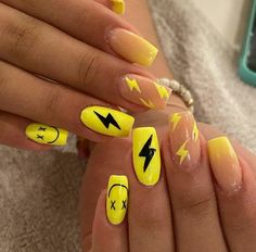 Summer Nails Designs 2023, Colorful Summer Nails, Nails For 2023, School Nail Art, Nail Art For Girls, Summer Nails Designs, Cowboy Nails, Summer Nails Art, Pop Art Nails