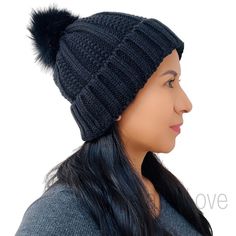 Our Satin Lined Winter Hat is the most comfortable winter hat that you have ever worn! These hats are the perfect accessory for protecting your hair while helping you remain stylish and keep warm! The gray satin lining helps your coils retain moisture and doesn't dry out your hair like traditional caps. Our satin lined caps will help prevent tangles, breakage, and dry damaged hair. *All of the hats are lined with luxurious gray satin. *Soft, great quality, and comfortable. *Style and functionali Elegant Black Beanie Hat, Satin Lined Beanie, Black Ribbed Winter Beanie, Black Beanie Bonnet, One Size Fits Most, Black Short Brim Beanie, One Size, Dry Damaged Hair, Knit Beanie Hat, Slouchy Beanie, Fur Pom Pom