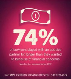 lack of economic resources causes many victims of domestic abuse to return to their perpetrator.  It may seem sweet that (s)he wants to handle all of the finances, but it may be a way to make you feel unable to live without him/her. Mary Kay Survey, E Mc2, Getting Back Together, Dating Quotes, Statistics, The National, Las Vegas, Physics, Red