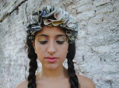 Newspaper headdress Headdress, Crown Jewelry, Crown, Quick Saves