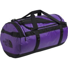 the north face base camp duffel bag - purple / black, one size by the north face