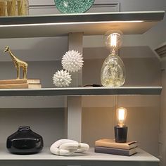 Made Goods Ameer Bookcase Lamp small lighting Lamp On A Bookcase, Bookcase Lamp, Lamp Living Rooms, Lamps Living Room Table Lamps, Bookshelf Console, Desk Interior, Bedroom Table Lamps, Living Room Table Lamps, Bedroom Table Lamp