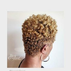 Curly Twa, Up Do Styles, Tapered Fro, Nature Hairstyles, Blonde Natural Hair, Short Natural Haircuts, Short Hair Designs