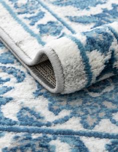 Shop the White Blue 5' x 8' Boston Rug at eSale and save today. Free shipping and returns on all purchases. Blue And White Rugs, French Transitional, White Rugs, Braided Fringe, Blue Rugs, Runner Bath Mat, Oval Rug, All Modern Rugs, Trellis Rug