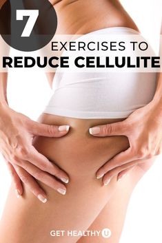 These seven exercises to get rid of cellulite will help firm and tone the common dimpled and lumpy texture found around your thighs and butt. This workout is more effective than expensive creams and treatments, and you can get started with my tried and tested exercises today! How To Get Rid Of Cellilute Workouts, How To Get Rid Of Leg Cellilute, Chris Freytag, 12 Minute Workout, Improve Nutrition, Workout List, Tone Thighs, Leg Workouts, Daily Exercise Routines