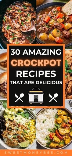 30 amazing crockpot recipes that are delicious