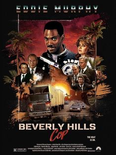 the poster for beverly hills cop