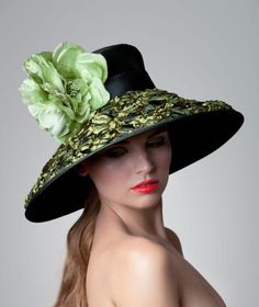 Derby Hat Couture Hats, Victoria Secret Models, Ladies Hats