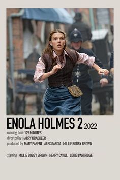 an advertisement for the movie enola holmes 2