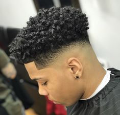 Fade Haircut Styles, Black Men Haircut, Waves Haircut