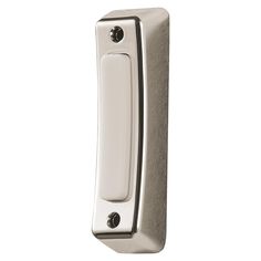 a white door handle is shown against a white background