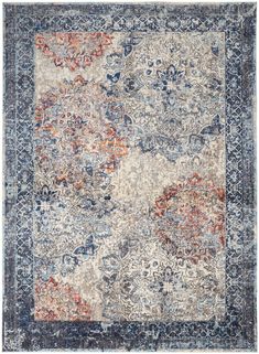 Bellini Vintage Bohemian Rug Spice Market, Feizy Rugs, East Meets West, Medallion Rug, Bohemian Area Rugs, Transitional Area Rugs, Transitional Rugs, Bellini, Ivory Rug