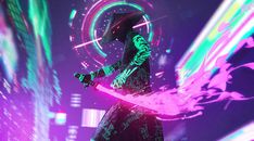 Neon Samurai, Cyberpunk Wallpaper, 1366x768 Wallpaper, Ninja Wallpaper, 1366x768 Wallpaper Hd, November Wallpaper, Anime Wallpaper 1920x1080, Madara Wallpaper, Image Spiderman