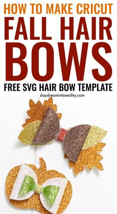 Fall Hair Bow Templates, Fall Hair Bows Diy, Hair Bow Svg File Free, Halloween Hair Bows Diy, Hair Bow Templates, Cricut Bows, Christmas Fayre Ideas, Homemade Hair Bows, Fall Hair Bows