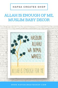 a poster with the words hafsa creates shop on it and an image of a flower