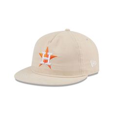 The Houston Astros Brushed Nylon Retro Crown 9FIFTY Adjustable Cap features an embroidered Astros logo at the front panels with a team wordmark at the right-wear side, a ivory undervisor, and an adjustable velcro strap at the rear. Beige Snapback Dad Hat With Embroidered Logo, Game Day Baseball Cap With Embroidered Logo, Cream Embroidered Snapback Baseball Cap, Seattle Sounders, Houston Dynamo, Fc Dallas, All Nfl Teams, Sporting Kansas City, Nfl Arizona Cardinals