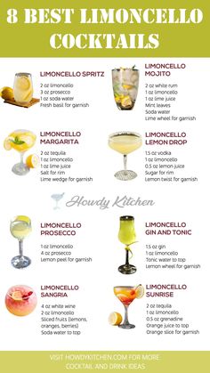 the 8 best limooncello cocktails