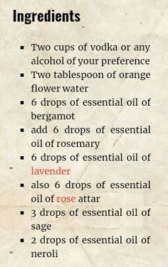 Florida Water Recipe Florida Water Recipe Essential Oils, Florida Water Recipe Hoodoo, Diy Florida Water Recipe, How To Make Florida Water, Florida Water Spiritual Uses, Florida Water Recipe, Witch Cleansing, Candle Magic Spells