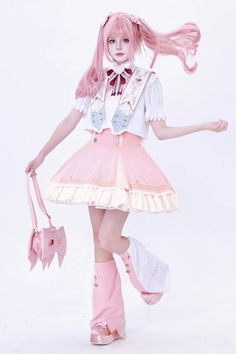 Pink [Messenger of Heaven] Ruffle Sweet Princess Lolita Skirt – LolitaInside Pink Harajuku Mini Skirt, Harajuku Style Pink Mini Skirt, Spring Ruffled Skirt For Cosplay, Kawaii Ruffled Fitted Skirt, Pink Harajuku Ruffle Skirt, Harajuku Style Mini Skirt For Spring Cosplay, Pink Harajuku Skirt With Ruffles, Harajuku Style Pink Ruffled Skirt, Fitted Ruffle Skirt In Kawaii Style