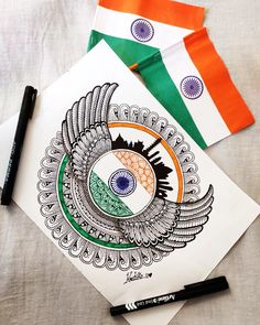 Indpandes Day Drawing, 15 Aug Drawing, Art Ideas For Competition, G20 Drawing Ideas, Har Ghar Tiranga Drawing Competition, 15 August Independence Day Drawing Pencil Sketch, Independence Drawing Ideas, Independence Day Drawing Ideas India, Drawings For Independence Day