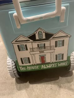 the house always wins suitcase with wheels