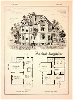 an old house with two floors and three stories