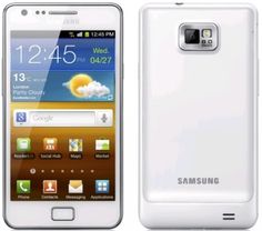 a white samsung galaxy s3 phone is shown