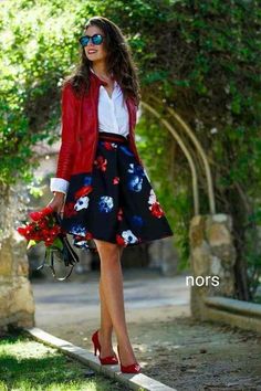 Fall Weekend Outfits, Floral Skirt Outfits, Trendy Work Outfit, Summer Attire, Womens Business Casual, Outfit Trends, Teacher Outfits, Fall Skirts, Casual Work Outfits