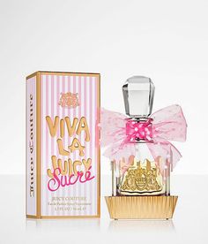 Juicy Couture Viva La Juicy Sucre Fragrance - , Women's Pink Women's 1.7 oz Eau de Parfum spray fragrance Top Notes: Wild Berries and Mandarin Heart Notes: Honeysuckle Gardenia and Jasmine Base Notes: Caramel Vanilla and Sandalwood Due to the contents of this product this item is only available via Ground Shipping No shipping to Alaska Hawaii international locations US territories APO/FPO addresses or P.O. Boxes. Ingredients: Alcohol Denat Fragrance Water Alcohol Citric Acid Propylene Glycol Tri Perfume 212 Vip, Juicy Couture Perfume, Perfume 212, Perfume Versace, Couture Perfume, Edible Bouquets, 212 Vip, Sweet Perfume, Smell Goods