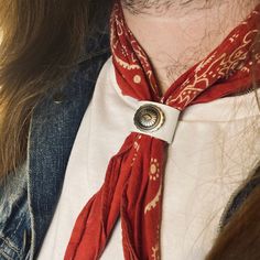 Concho Rag Slide, White & Antique Silver Handmade using durable PU leather (vegan). Riveted and built to last. Lightweight and comfortable. Will fit standard sized cotton bandanas without slipping. If you prefer finer silk scarves, leave a note after checkout and I'll make yours a little more snug. Alternatively, if you prefer a thicker bandana - let me know and I'll loosen it up for ya!  These are unisex and even look great on your pooch! They come gift boxed. You can find matching accessories Men Scarf, Make Yourself A Priority, Cotton Bandanas, Boot Straps, Matching Accessories, Scarf Men, Paper Tape, Silk Scarves, Handmade Silver