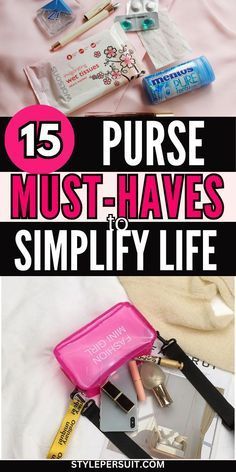 Purse Kit Ideas, Organize Purse Contents, How To Organize Your Purse, Must Have In Purse, Thing To Put In Your Purse, What To Keep In Purse, What’s Inside Your Purse