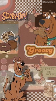 the scooby - do character is depicted in this cartoon