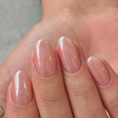 Check more at https://beautyfashionideas.com/bridal/17510/ Wedding Nails For Bride Natural Simple, Wedding Nails For Bride Chrome, Proposal Nails Ideas Acrylic, Short Classy Wedding Nails, Wedding Natural Nails, Bridemaid Nails Simple, Bridesmaid Wedding Nails, Nail Bride Wedding, Chrome Wedding Nails For Bride