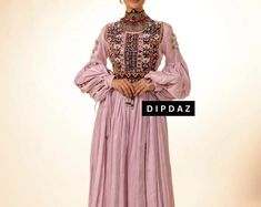 Buy Gorgeous Georgette Western ,frock Party Gown One Piece Flared Dress for Girls and Women, Knee Length Dress With Dori Belt Online in India - Etsy Garara Dress, Long Sleeve Wedding Guest Dresses, Blue Graduation Dresses, Graduation Dresses Long, Floral Evening Dresses, African Inspired Clothing, Chiffon Evening Dresses, Victorian Clothing, Long Sleeve Wedding