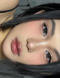 Makeup Tip, Soft Makeup Looks, Makeup Artist Tips, Ethereal Makeup, Dope Makeup, Fancy Makeup, Asian Eye Makeup, Creative Makeup Looks