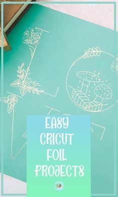 an easy cricut project for kids to do with paper and glue on the table